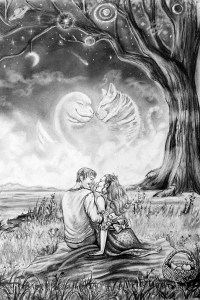 Carahil and Mabs beginning their life together (Carol Phillips)