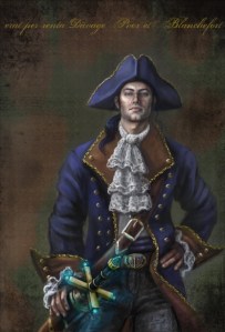 Captain Davage of the House of Blanchefort, a well-known Vith household possessing the Gift of Sight (Carol Phillips)