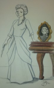 Sketch of Hannah-Ben Shurlamp, by Sarah Smith