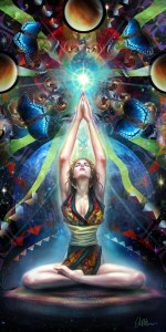 Melazarr, drugged and on a trance, is the Tropist of Rodrigo of Burgon (Painting by Carol Phillips)